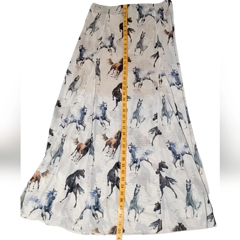 The Mustang Sheer Maxi Skirt Large